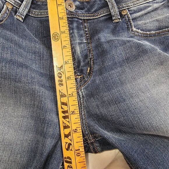 NWT SILVER JEANS AVERY SKINNY CROP ULTRA CURVY HIGH RISE SIZE 30 WOMENS - Picture 15 of 16